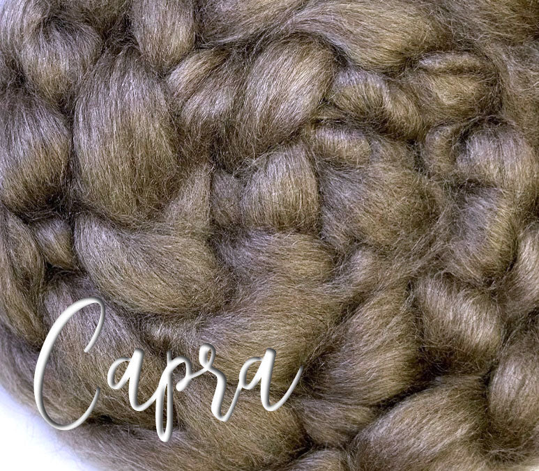 PRE-ORDER - NEW BLEND! CAPRA GREY-  Cashmere/Angora - ONE POUND