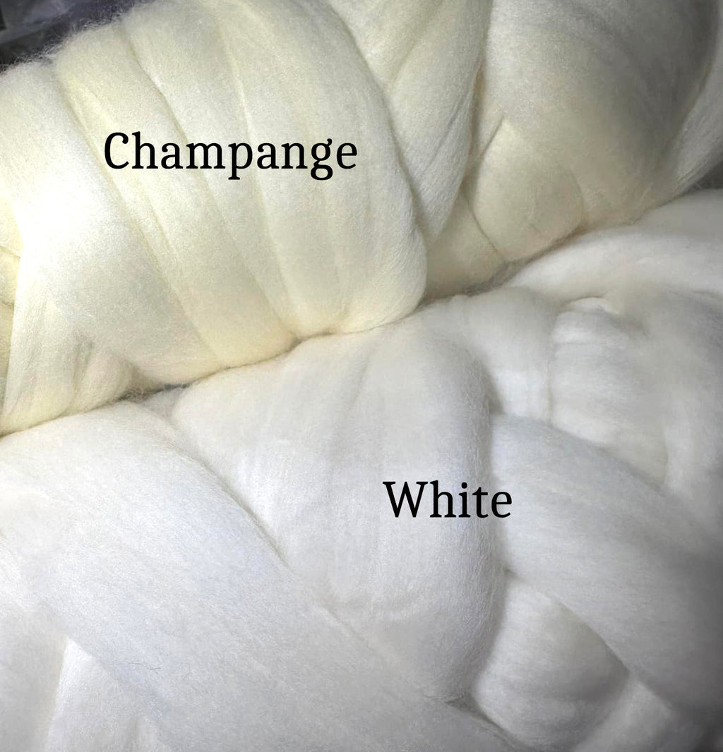 14.5 micron super fine micron Merino DHG -  CHAMPAGNE  1 ounce - m