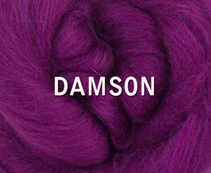 Damson 23 mic Merino by the ounce - M