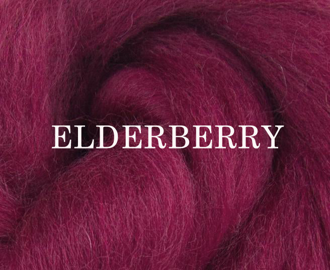 23 mic Merino - ELDERBERRY 1 ounce - m