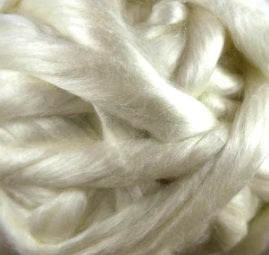 White Eri peace silk combed top - 1 POUND  *** Please give up to 3 weeks for delivery***