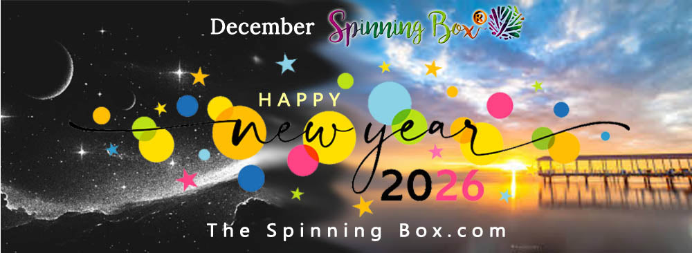 HAPPY NEW YEAR DECEMBER 2025 SINGLE SPINNING BOX®