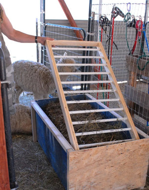 Alpaca livestock low waste feeder box plans tutorial - PDF - INSTANT DOWNLOAD