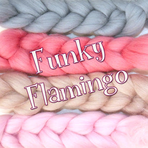 FUNKY FLAMINGO FIBER PACK - 4 ounces - in stock ready to ship - j