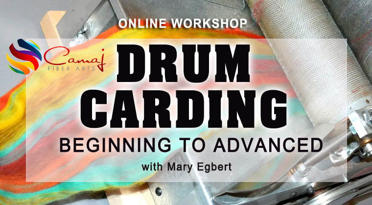 Drum carding 101 for the beginner to advanced online class