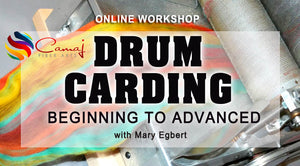 Drum carding 101 for the beginner to advanced online class
