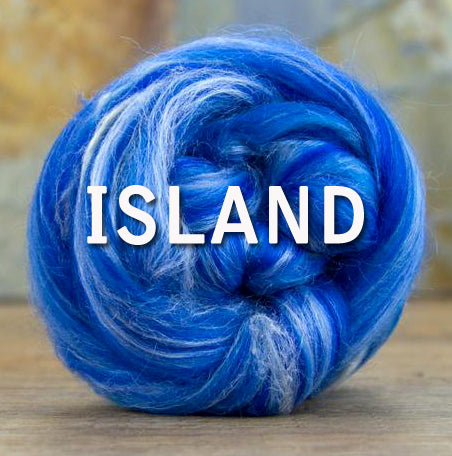 ISLAND  23 Micron merino/tussah silk 70/30 blend - ONE POUND PRE-ORDER - please give up to 3 weeks for shipping of pre-order fibers