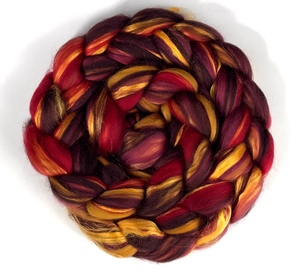 NEW HOLIDAY BLEND! HOLIDAY TARTAN 85% MERINO WOOL / 15% MULBERRY SILK -  30% off 8 ounces pre-order **please give up to 3 weeks for shipping**