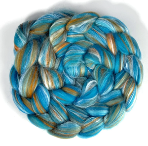 NEW HOLIDAY BLEND! FROSTED GLACIER - 90% Merino, 10% Tussah Silk- 30% off 8 ounces pre-order **please give up to 3 weeks for shipping**