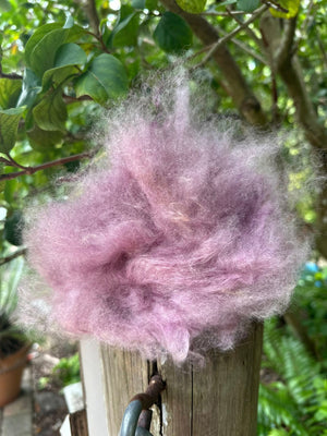 Soffsilk® LAVENDER FOG - 100% mulberry silk cloud - by the ounce - m