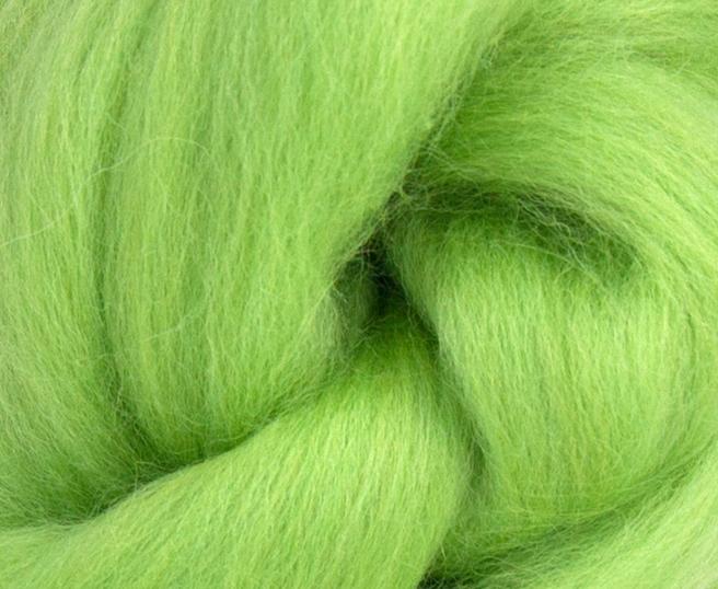 Corriedale Combed Top LEAF - 1 Ounce - Sold by Jessica