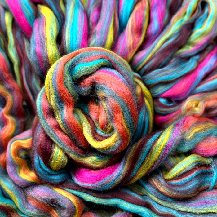 LET'S POLKA custom milled blend 4 ounce pack - 23 micron merino - carissa