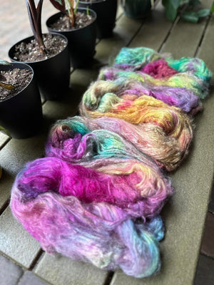 STEAL OF THE DAY!!  30% OFF!  TUSSAH SILK  Bricks best quality - THREE BRICKS -  10.5 OUNCES TOTAL