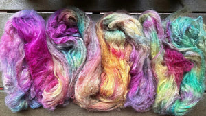 STEAL OF THE DAY!!  30% OFF!  TUSSAH SILK  Bricks best quality - THREE BRICKS -  10.5 OUNCES TOTAL