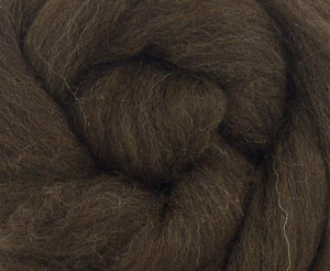 24 micron MERINO natural brown 1 ounce - m