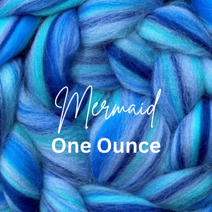 Day 2 of the 12 Days of Christmas! MERMAID 23 micron Merino Blend  - One Ounce or One Pound - Select your choice below