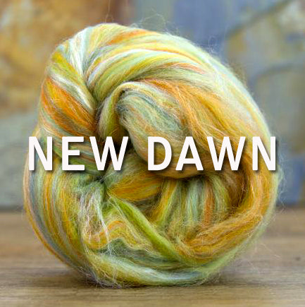 NEW DAWN   23 Micron merino/tussah silk 70/30 blend - ONE POUND PRE-ORDER - please give up to 3 weeks for shipping of pre-order fibers (Copy)