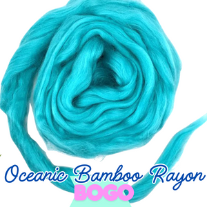 BOGO! Buy an ounce, get an ounce free. Bamboo Rayon Combed Top OCEANIC - J