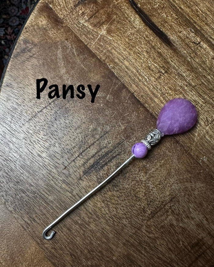 Handmade Orifice Hook - PANSY