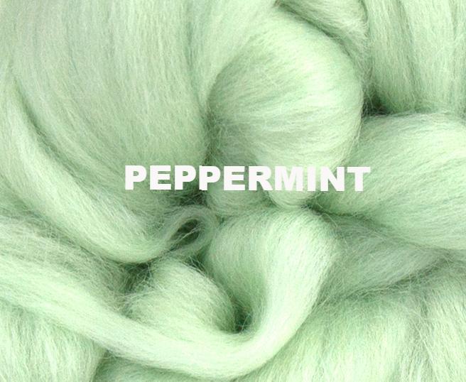 23 mic Merino PEPPERMINT One Ounce - M