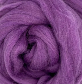 SPECIAL OFFER TODAY ONLY 10-20-26 - 23 mic Merino POMEGRANATE Combed Top - BY THE OUNCE - m