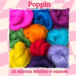 POPPIN - 23 micron merino sampler - 9 ounces - m