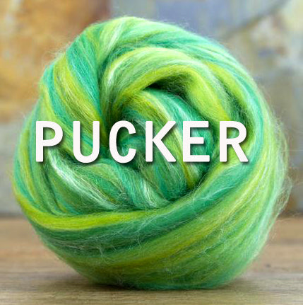 PUCKER   23 Micron merino/tussah silk 70/30 blend - ONE POUND PRE-ORDER - please give up to 3 weeks for shipping of pre-order fibers