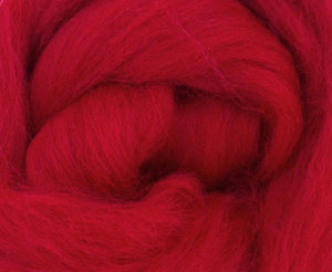 RED- Corriedale by the ounce in stock - m