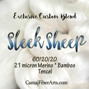 SLEEK SHEEP 21 micron Merino-Tencel-Bamboo rayon one ounce