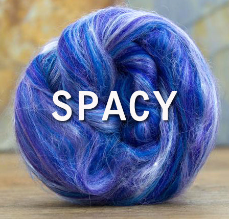 SPACY  23 Micron merino/tussah silk 70/30 blend - ONE POUND PRE-ORDER - please give up to 3 weeks for shipping of pre-order fibers