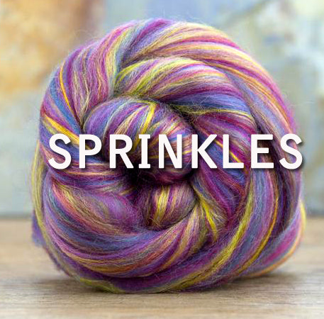 SPRINKLES 23 Micron Merino and Bamboo Rayon - 1 pound pre-order **please give up to 3 weeks for shipment**