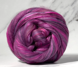 YOUR MAJESTY new blend!  80/20 Merino/mulberry silk blend.  by the pound **please give up to 3 weeks for shipping**