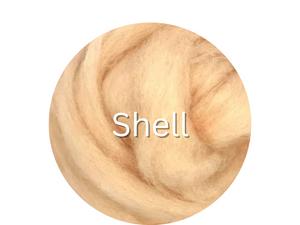 Corriedale carded sliver  SHELL - great for needle felters or woolen spinners - GROUP SALE - ONE POUND **PLEASE GIVE 2 TO 3 WEEKS FOR SHIPPING