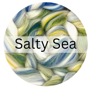 SALTY SEA - 23 micron Merino - FOUR OUNCE PACK