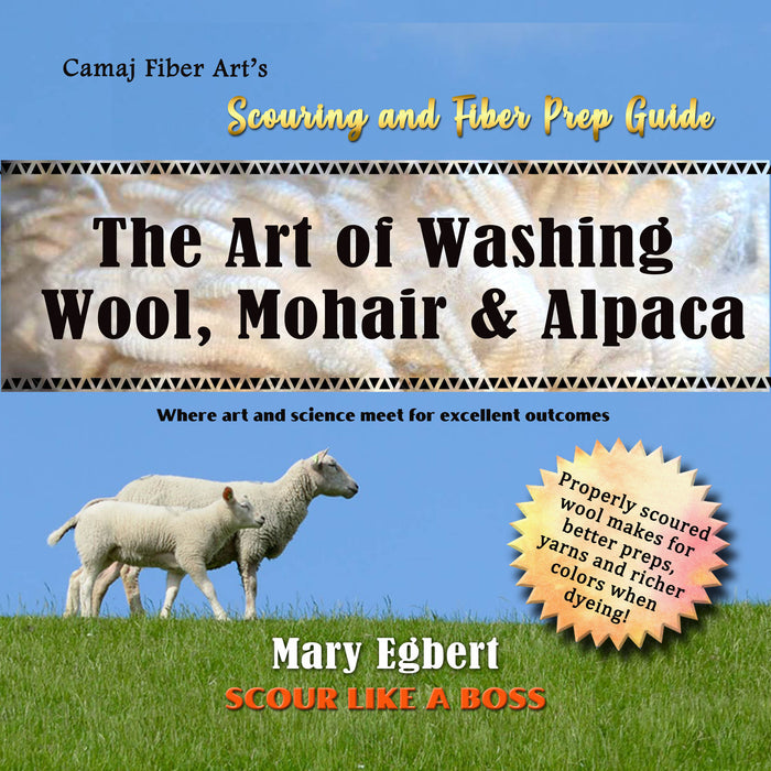 The Art of Washing Wool, Mohair and Alpaca PAPERBACK - IN STOCK AND READY TO SHIP