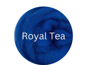 Corriedale carded sliver  ROYAL TEA - great for needle felters or woolen spinners - GROUP SALE - ONE POUND **PLEASE GIVE 2 TO 3 WEEKS FOR SHIPPING