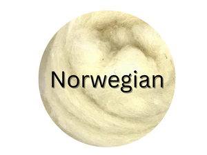 Norwegian carded sliver  - great for needle felters or woolen spinners - GROUP SALE - ONE POUND **PLEASE GIVE 2 TO 3 WEEKS FOR SHIPPING