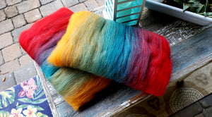 Master Drum Carding Class - Advanced Gradient Technique  + How to Spin Multiple Style Yarns from One Batt