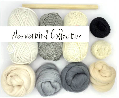 CLOUDY DAY - Weavers pack - fiber and yarn - TWO PACKS - group pre-order
