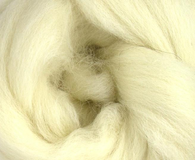 TEMPORARILY UNAVAILABLE - KENT ROMNEY - GROUP SALE - ONE POUND - white combed top   *** Please give up to 3 weeks for delivery***