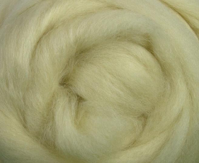 GROUP SALE - Blue Faced Leicester undyed combed top ONE POUND  *** Please give up to 3 weeks for delivery***