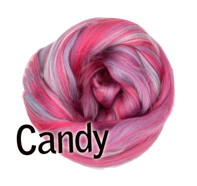100% bamboo rayon milled blends CANDY -  one pound pre-sale