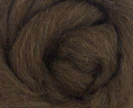 Corriedale Natural Brown Combed Top - One Ounce - Sold by Jessica