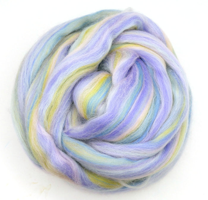 Merino 23 micron blend custom milled top for Camaj Fiber Arts - COTTON CANDY -one ounce - M