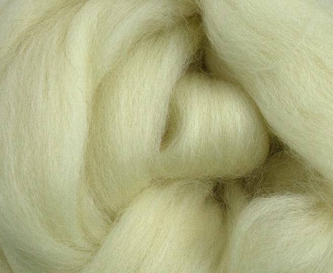 Dorset Horn/Mulberry silk 75/25 combed top TOOTSIES FOR SOCKS - ONE OUNCE PACK - m