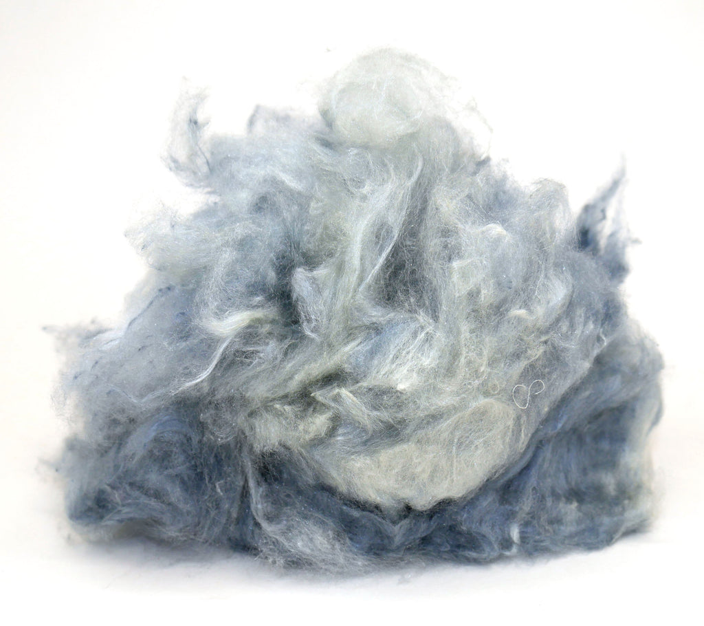 Soffsilk® SILVER FOX  100% mulberry silk cloud - by the ounce - m