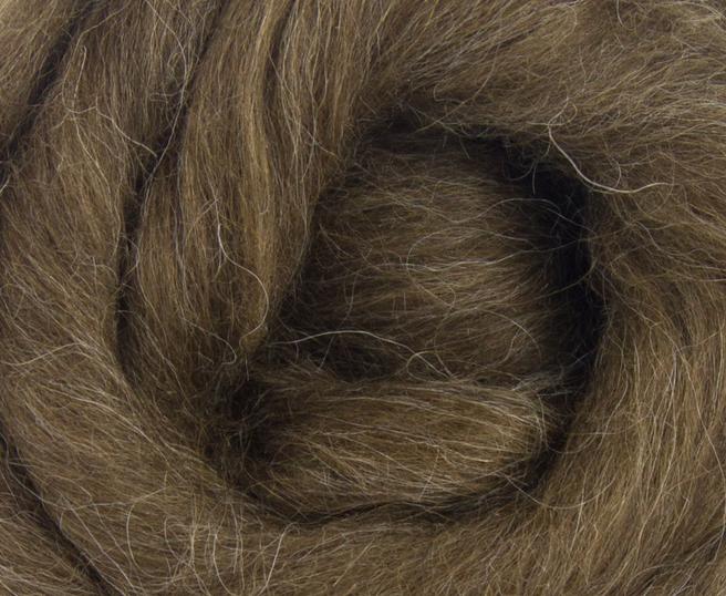 ICELANDIC BROWN combed top - ONE POUND -  pre order- please give up to 3 weeks for pre-order fiber