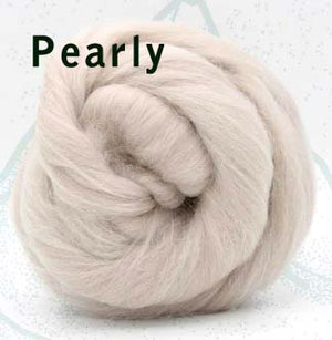 Merino/Alpaca blend - PEARLY  - 1 pound group pre-sale