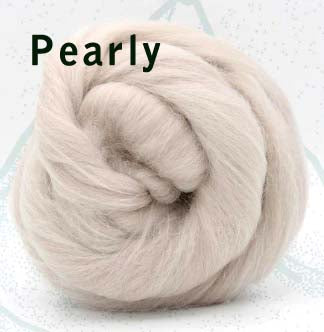 Merino/Alpaca Blend PEARLY Combed Top - 1 Ounce - Sold by Jessica