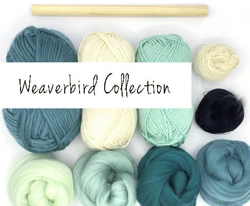 SEAFOAM - Weavers pack - fiber and yarn - 1 pack - m  IN STOCK & READY TO SHIP